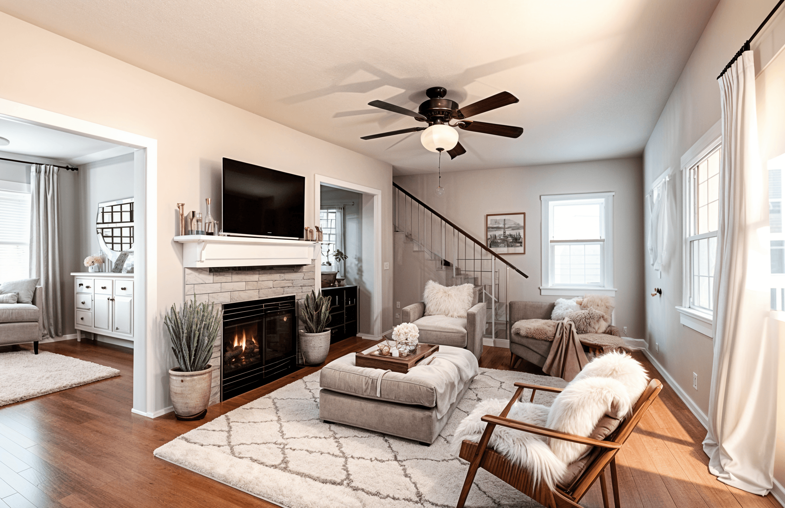 Industrial interior design style